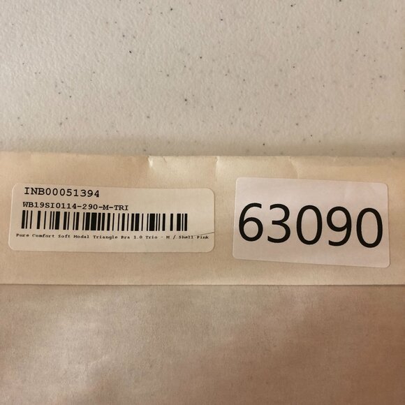 Neiwai Pure Comfort Soft Modal Triangle Bra 1.0 Shell Pink M/34B - Picture 5 of 5